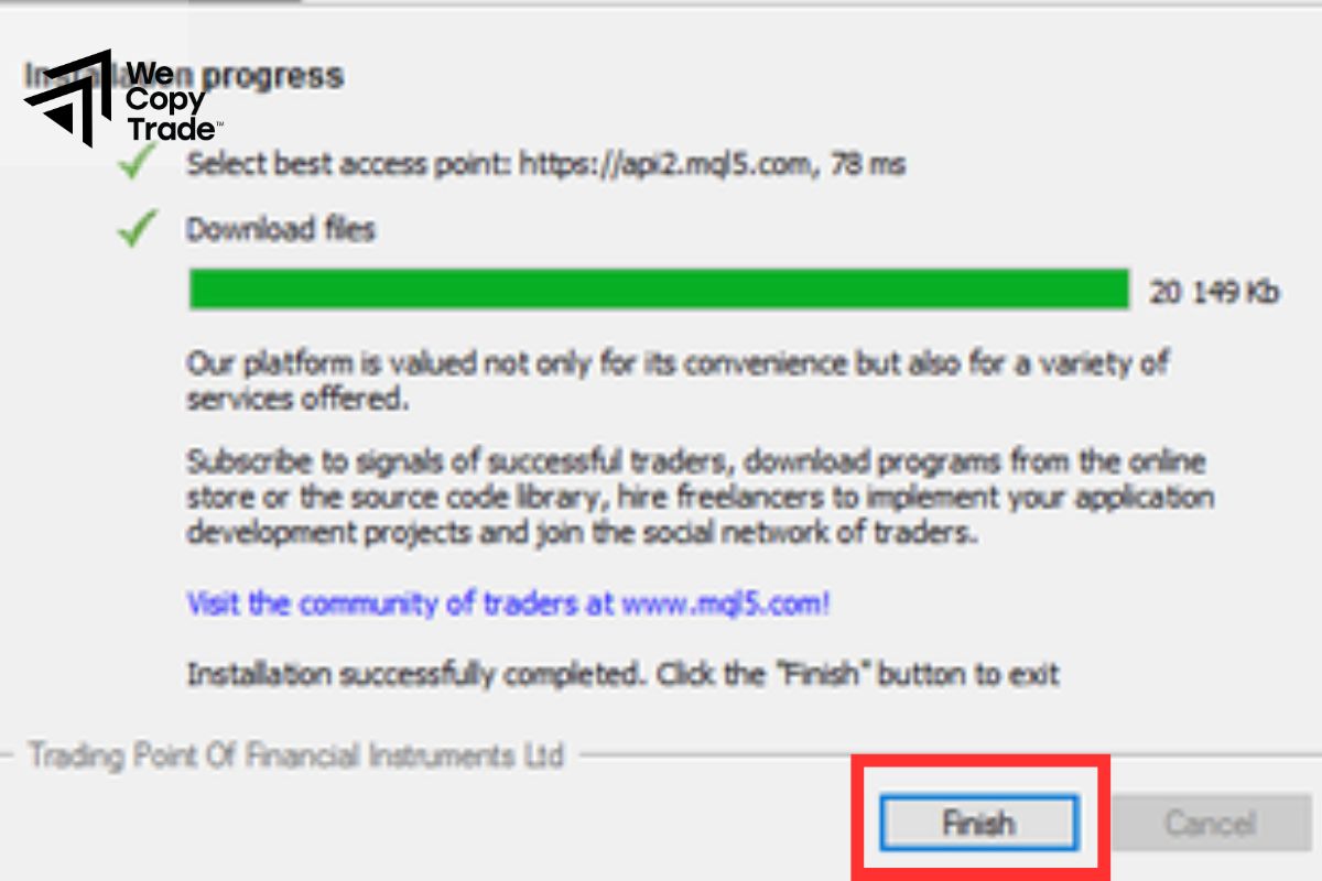 Complete the installation