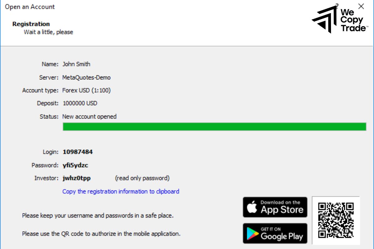 Open a trading account