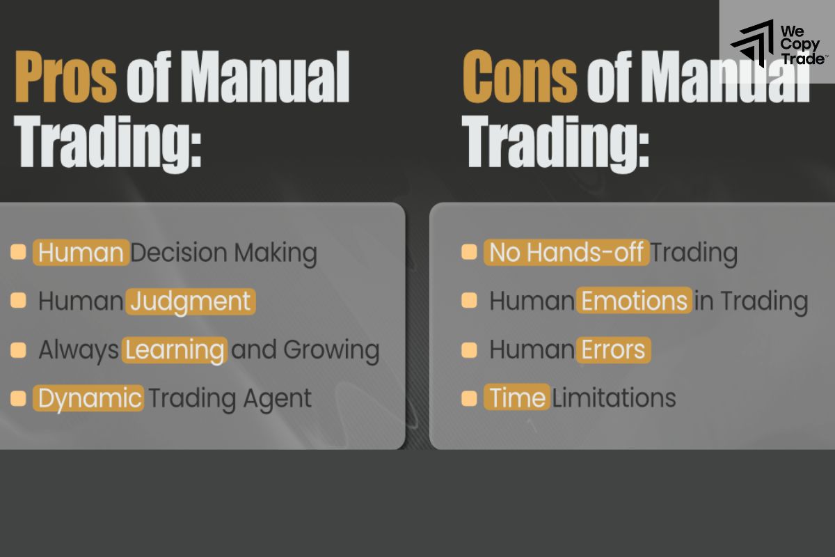 Advantages and Disadvantages of Manual Traders