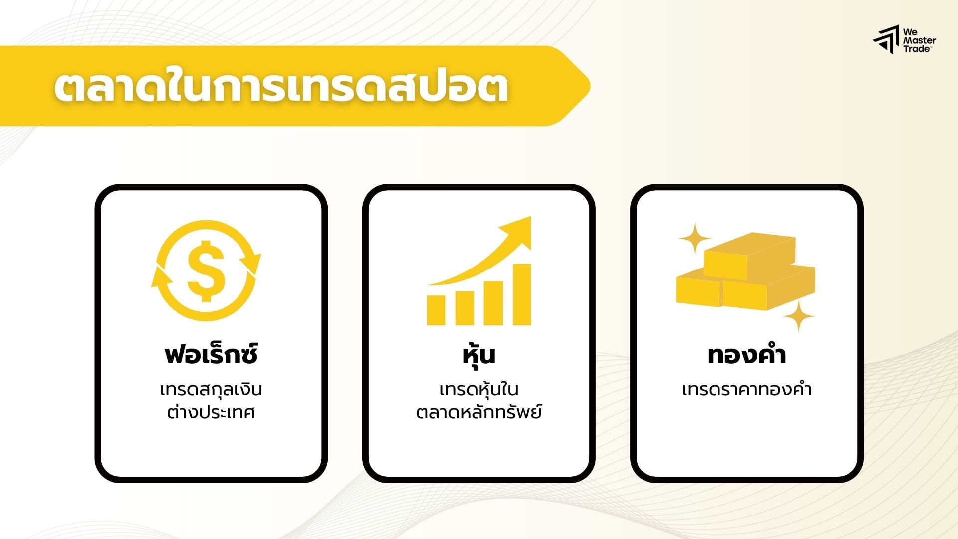 Spot trade ตลาดสปอต
