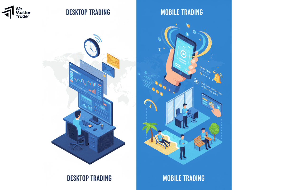কেন ডেস্কটপের চেয়ে মোবাইল ট্রেডিং সুবিধাজনক?
