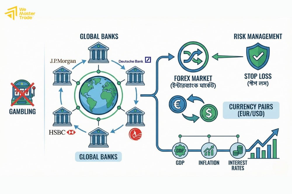 ফরেক্স vs কালার ট্রেডিং
