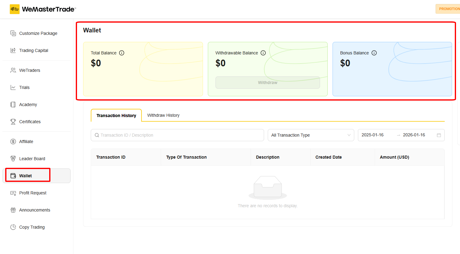 Step 3: Check Your Wallet Balance
