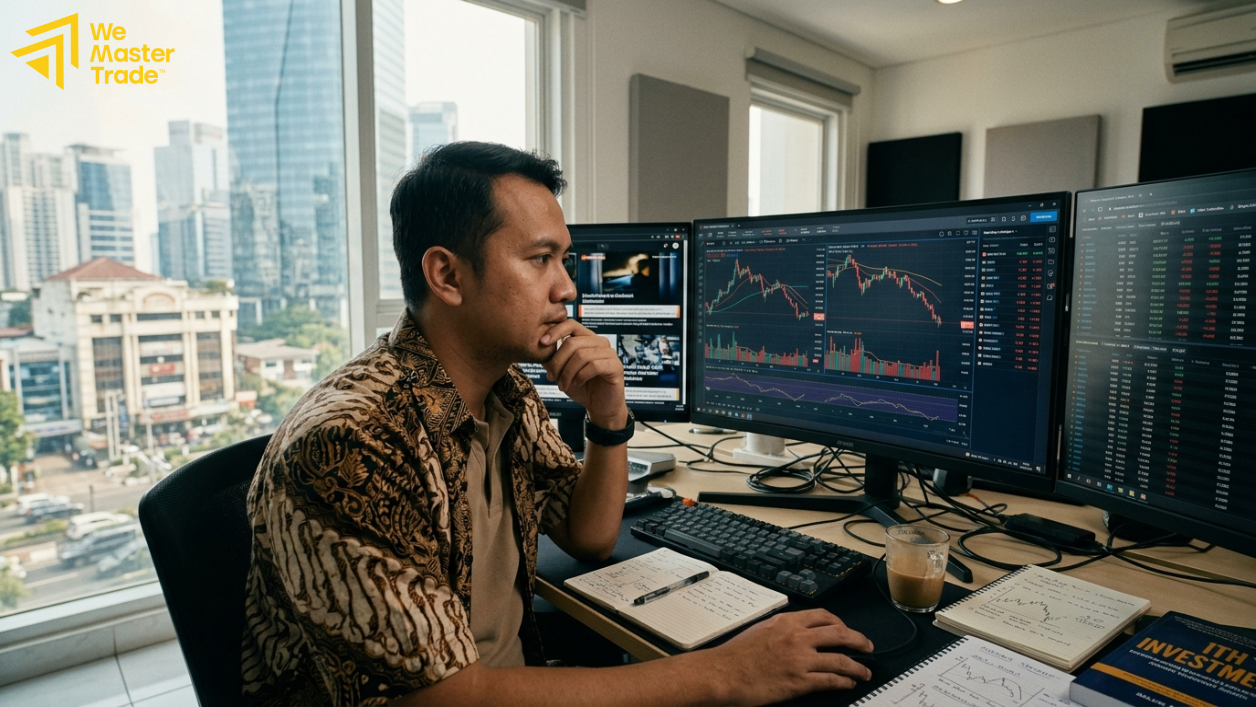 Cara belajar trading yang sehat dimulai dari mindset realistis, disiplin menjaga rutinitas, dan siap menerima rugi sebagai proses belajar.