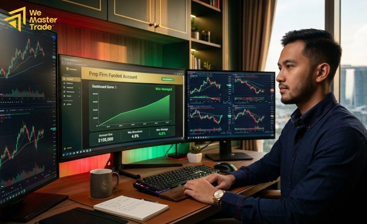 Strategi aman bagi funded trader Indonesia adalah tetap menjaga persentase risiko yang konsisten, bahkan saat sedang memperoleh profit.