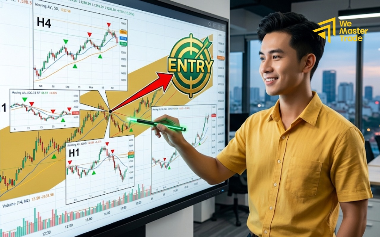 Memahami hubungan antar timeframe adalah bagian penting dalam cara membaca grafik agar analisis tren dan entry lebih selaras.