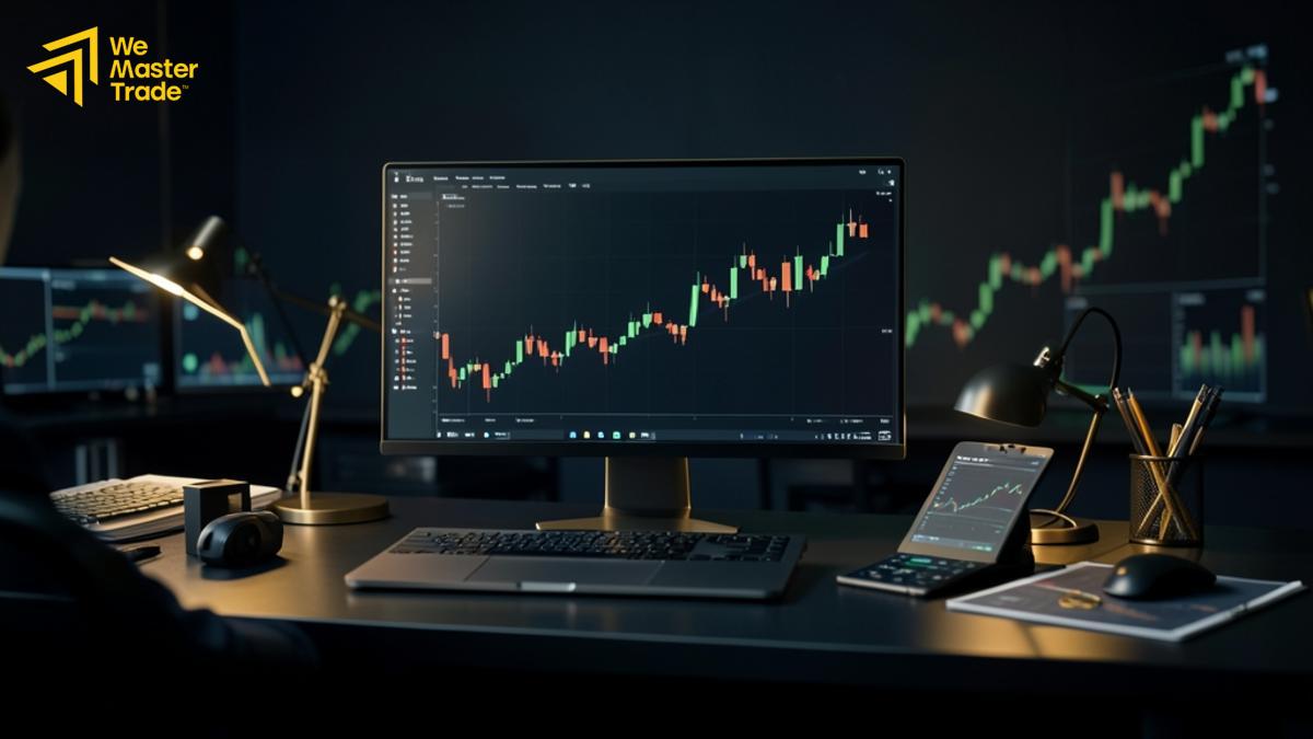 Tahapan belajar trading secara bertahap dari menentukan tujuan hingga mencatat jurnal trading