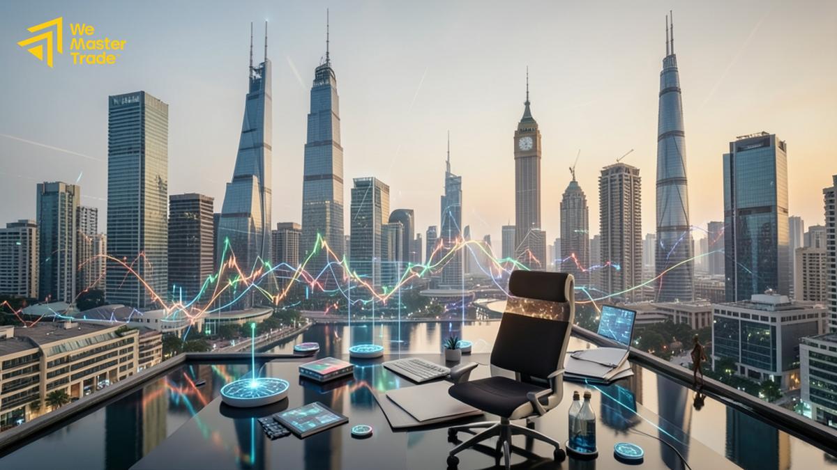 Forex trading psychology tips៖ វិធីបង្កើត mindset ល្អសម្រាប់ forex trading 1 អ្នក trade កំពុងពិនិត្យ chart forex ដោយមានអារម្មណ៍តានតឹងពេលធ្វើការសម្រេចចិត្ត