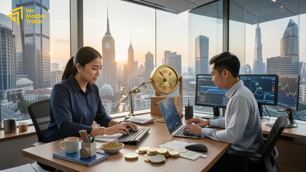 ផ្ទាំង login MT5 បង្ហាញ account number, password និង server សម្រាប់ការភ្ជាប់គណនី