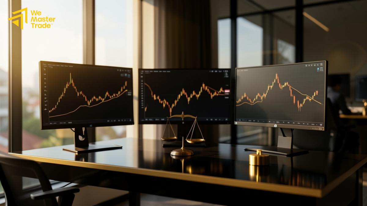 ផ្ទាំងដាក់ order នៅ MT5 បង្ហាញ volume, Stop Loss និង Take Profit សម្រាប់ trade ដំបូង