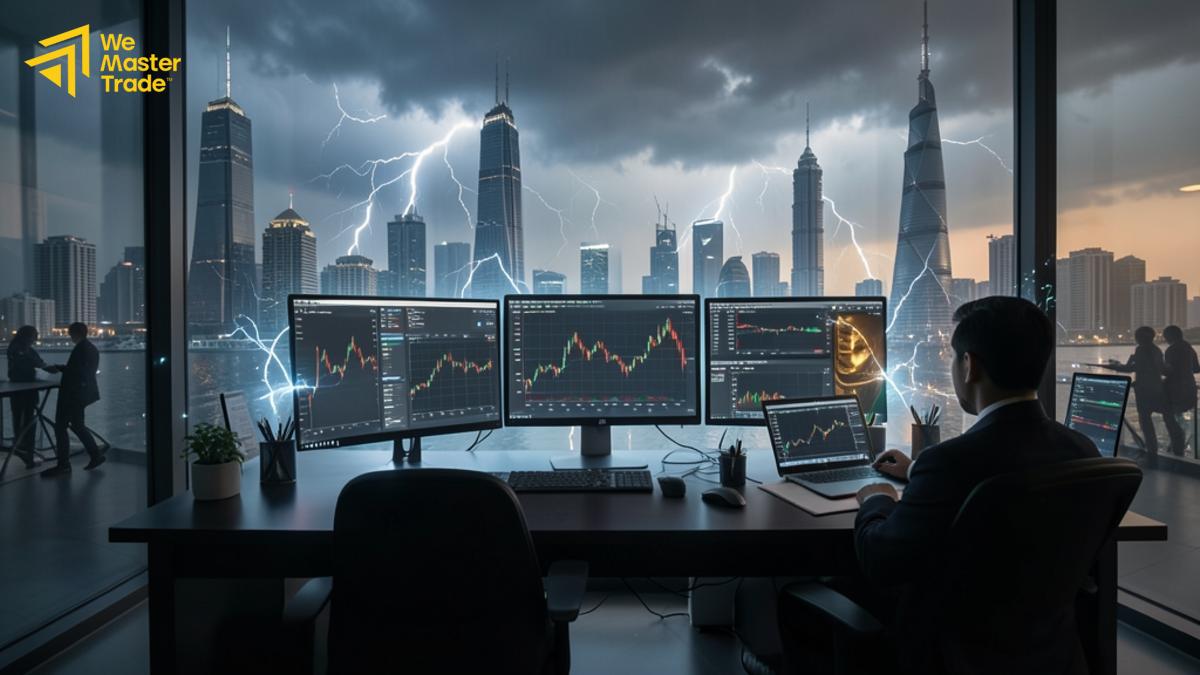 ការប្រៀបធៀបហានិភ័យ leverage និង margin call នៅលើ chart forex trading