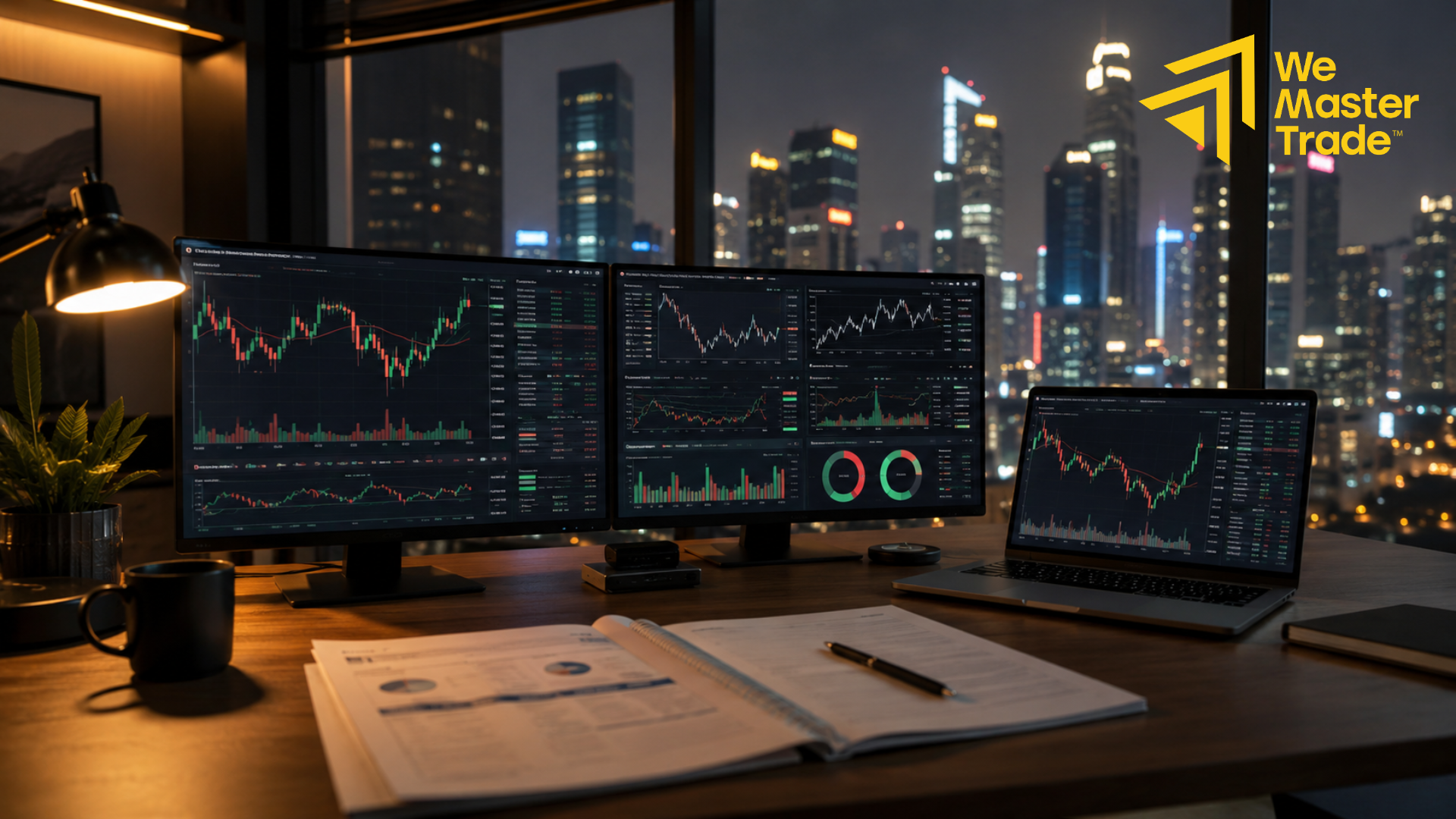 Challenge Prop Firm: Pengertian, Cara Kerja, dan Cara Menilainya 1 Ilustrasi trader Indonesia menganalisis grafik saat mengikuti tahap evaluasi challenge prop firm