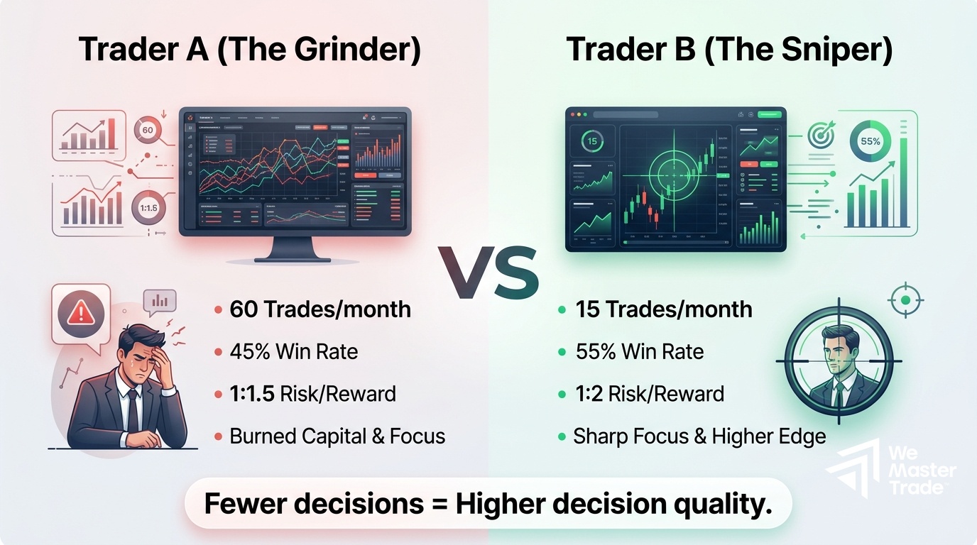 less is more trading