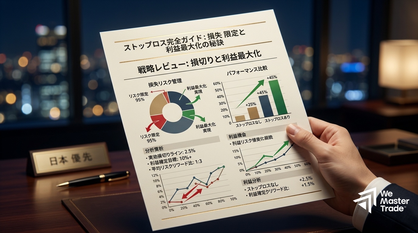 トレーリングストップなど応用的なストップロス活用法