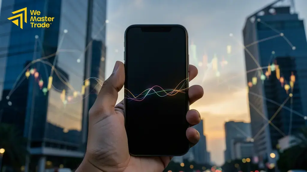 Aplikasi Trading Forex: Panduan Lengkap Memilih yang Aman untuk Pemula 1 Ilustrasi aplikasi trading forex di ponsel menampilkan chart dan order