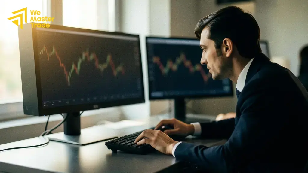 Cara Memulai Trading Forex untuk Pemula 2 Trader pemula mempelajari chart forex, time frame, spread, dan lot sebelum transaksi live