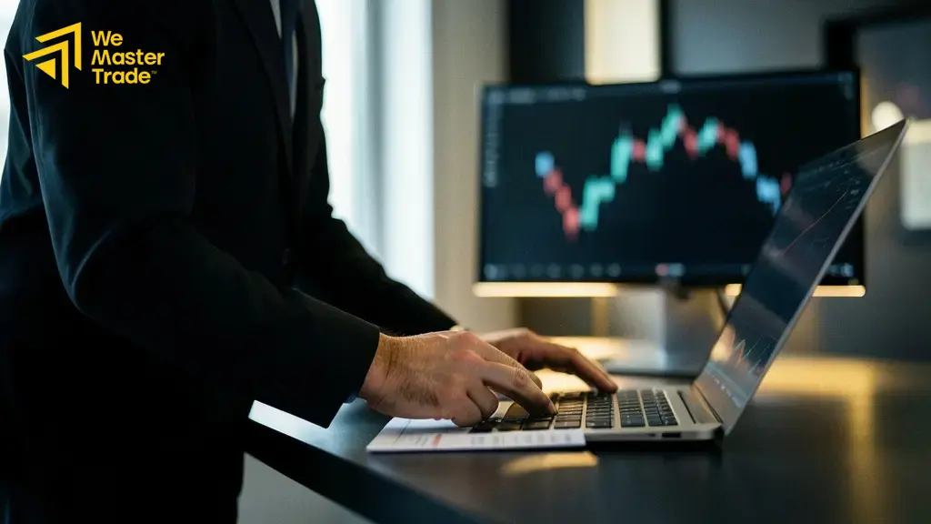 Ilustrasi batas trailing drawdown yang bergerak naik mengikuti profit akun prop firm