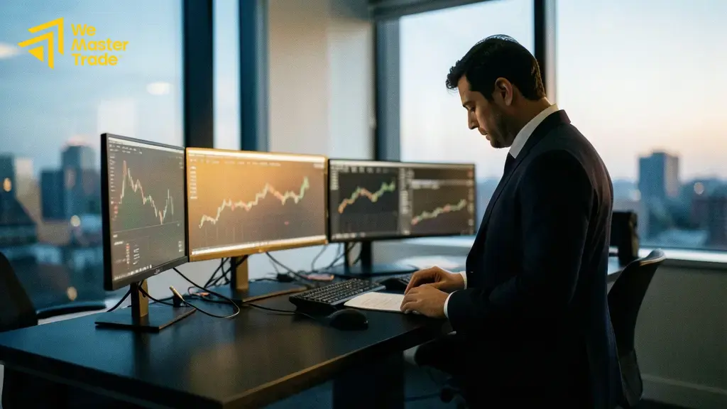 Static Drawdown Prop Firm: Arti, Cara Kerja, dan Bedanya dengan Trailing Drawdown 1 Ilustrasi konsep static drawdown dengan batas loss tetap di akun prop firm