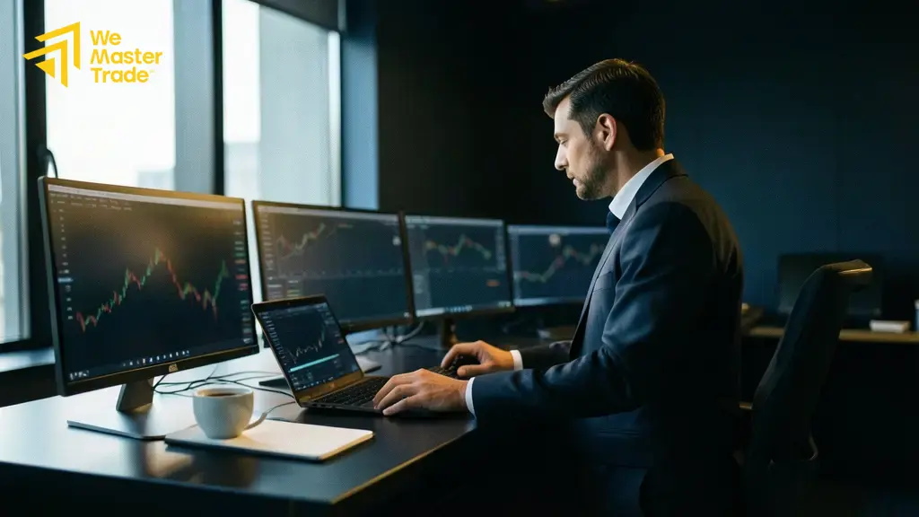 Best Forex Prop Firms 2026: Panduan Memilih Prop Firm Terbaik 1 Ilustrasi konsep forex prop firm dan pembagian profit