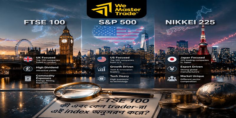 FTSE 100 অন্য stock market index থেকে কীভাবে আলাদা?