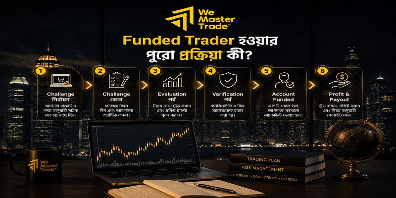 Funded Trader হওয়ার পুরো প্রক্রিয়া কী?