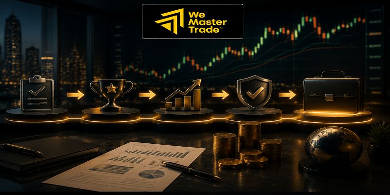 Funding Pips কী? Bangladesh Traderদের জন্য Challenge, Account, Price ও Trading Rules গাইড 2 Funding Pips কীভাবে কাজ করে? Challenge থেকে Funded Account পর্যন্ত সম্পূর্ণ প্রক্রিয়া