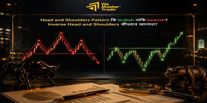 Head and Shoulders Pattern: Forex Trading-এ Reversal Signal বোঝার সম্পূর্ণ গাইড 2 Head and Shoulders Pattern কি bullish নাকি bearish? Inverse Head and Shoulders কীভাবে আলাদা?