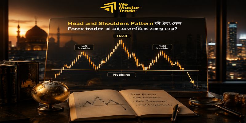 Head and Shoulders Pattern: Forex Trading-এ Reversal Signal বোঝার সম্পূর্ণ গাইড 1 Head and Shoulders Pattern কী এবং কেন Forex trader-রা এই মডেলটিকে গুরুত্ব দেয়?