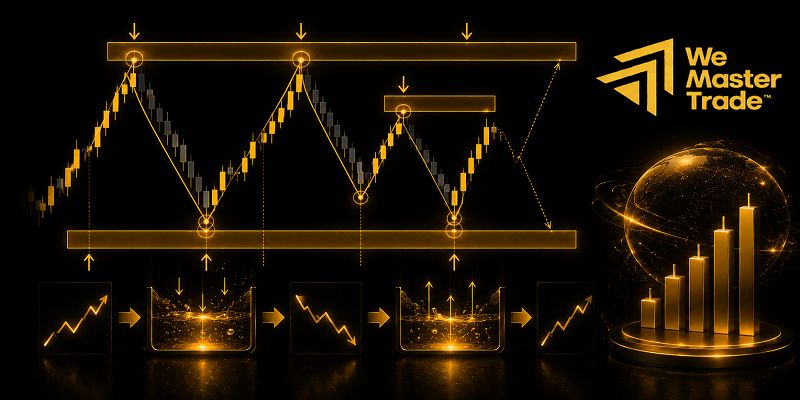 Liquidity in Forex Markets คืออะไร? เข้าใจสภาพคล่องก่อนเทรดเพื่อช่วยลดต้นทุนและเพิ่มโอกาสทำกำไร 5 Market Structure และ Liquidity ทำงานร่วมกันอย่างไร?