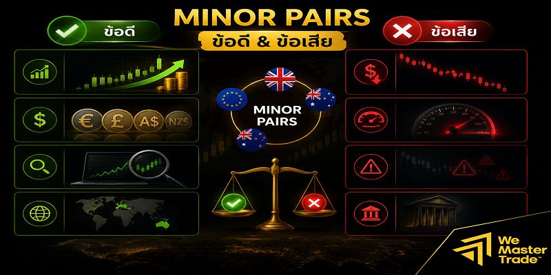 Minor Pairs คืออะไร? รู้จักคู่เงินรอง Forex พร้อมวิธีเลือกคู่ที่เหมาะกับการเทรด 2 Minor Pairs มีข้อดีและข้อเสียอะไร?