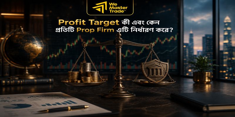 Profit Target কী? Prop Firm Challenge-এ এটি কেন এত গুরুত্বপূর্ণ? 1 Profit Target কী এবং কেন প্রতিটি Prop Firm এটি নির্ধারণ করে?