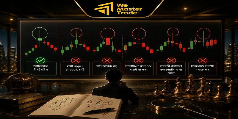 Shooting Star Candlestick: Forex ট্রেডিংয়ে ব্যবহার ও কৌশল 4 Shooting Star ভুলভাবে চেনার সাধারণ কারণ