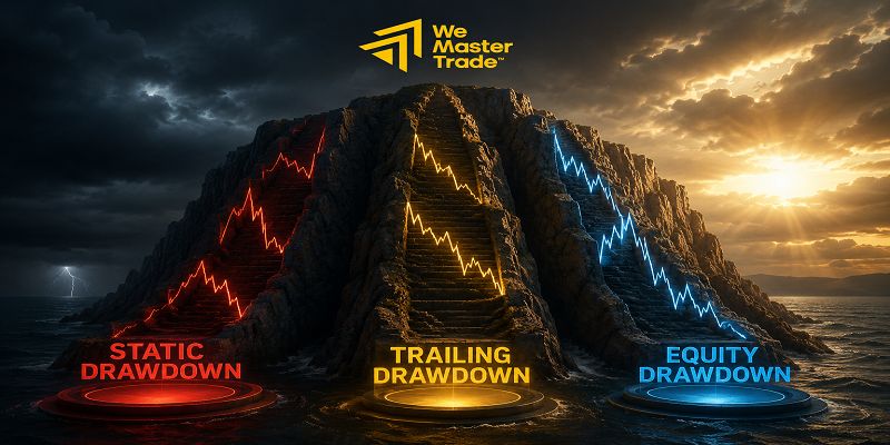 Maximum Drawdown কী? Prop Firm Traderদের জন্য সম্পূর্ণ গাইড 4 Static Drawdown, Trailing Drawdown এবং Equity Drawdown—কোনটি সবচেয়ে কঠিন?