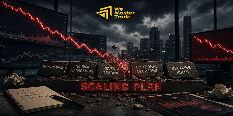 Scaling Plan কী? Prop Firm Account দ্রুত বড় করার সম্পূর্ণ গাইড 4 Trader-রা সবচেয়ে বেশি কোন ভুলগুলো করে Scaling হারায়?