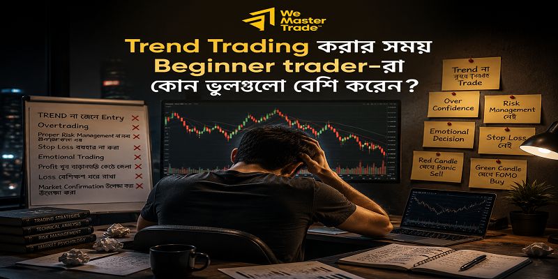 Trend Trading কী? Beginner Trader-এর জন্য সম্পূর্ণ গাইড 3 Trend Trading করার সময় Beginner trader-রা কোন ভুলগুলো বেশি করেন?
