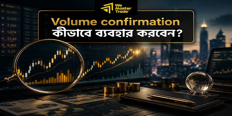Falling Wedge Pattern কী? Forex Trader দের জন্য সহজ সম্পূর্ণ গাইড 3 Volume confirmation কীভাবে ব্যবহার করবেন?