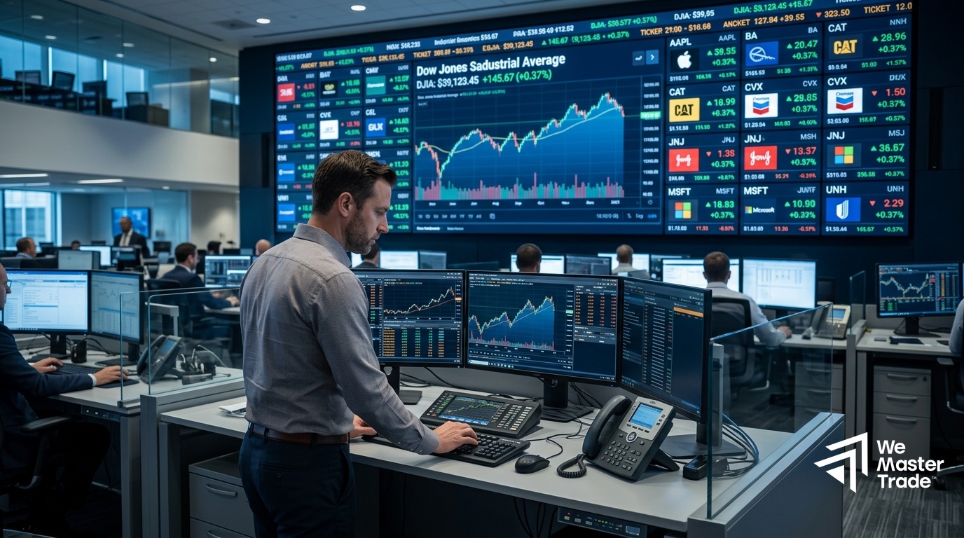 Dow Jones Sanoat Indeksi: Asosiy Qo'llanma va Savdo 1 Dow Jones sanoat indeksi nima va uning tarixi