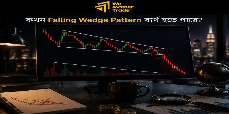 Falling Wedge Pattern কী? Forex Trader দের জন্য সহজ সম্পূর্ণ গাইড 2 কখন Falling Wedge Pattern ব্যর্থ হতে পারে?