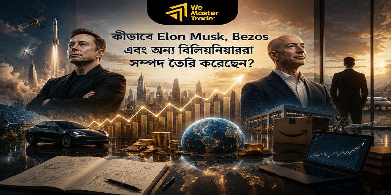 The richest man in the world 2026: শীর্ষ ধনীদের সম্পদ ও সফলতার গল্প 2 কীভাবে Elon Musk, Bezos এবং অন্য বিলিয়নিয়াররা সম্পদ তৈরি করেছেন?