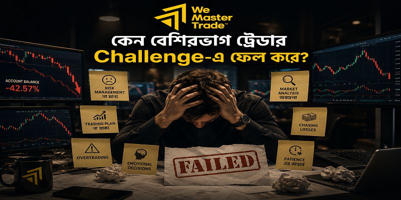 কেন বেশিরভাগ ট্রেডার Challenge-এ ফেল করে?