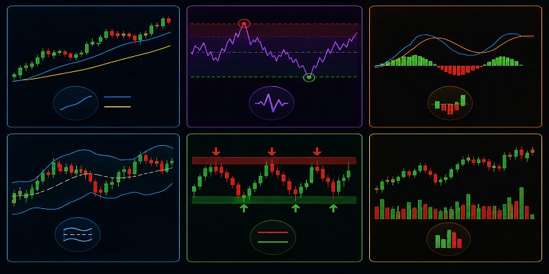 নতুনদের জন্য কোন Technical Indicators সবচেয়ে কার্যকর?