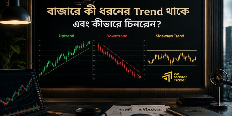 Trend Trading কী? Beginner Trader-এর জন্য সম্পূর্ণ গাইড 1 বাজারে কী ধরনের Trend থাকে এবং কীভাবে চিনবেন?