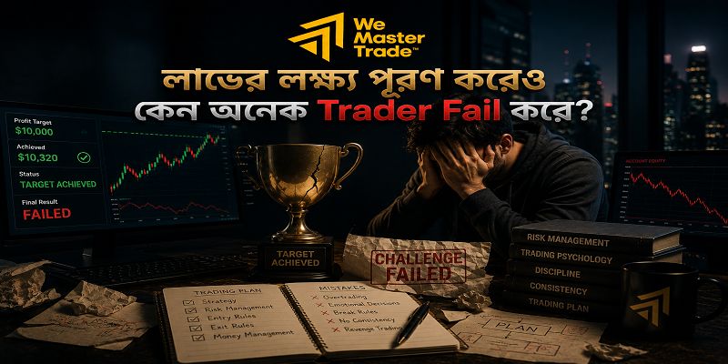 লাভের লক্ষ্য পূরণ করেও কেন অনেক Trader Fail করে?
