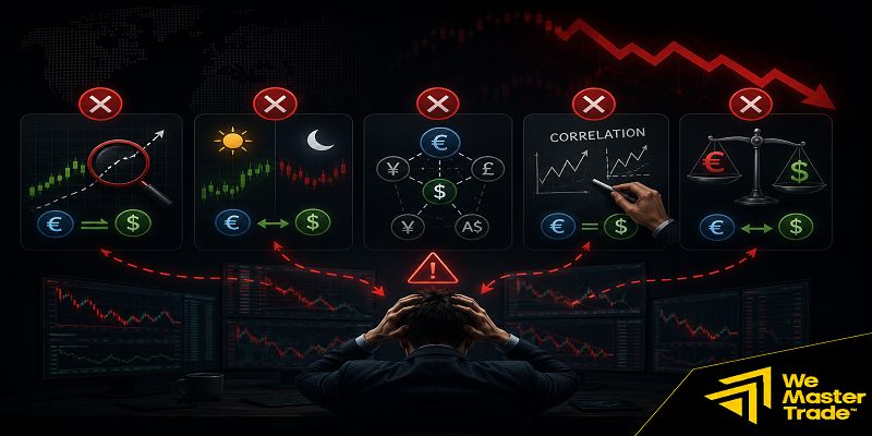 Correlation Forex คืออะไร? วิธีใช้ความสัมพันธ์ของคู่เงินเพื่อลดความเสี่ยงในการเทรด 4 ข้อผิดพลาดที่เทรดเดอร์ส่วนใหญ่ทำเมื่อใช้ Correlation มีอะไรบ้าง?