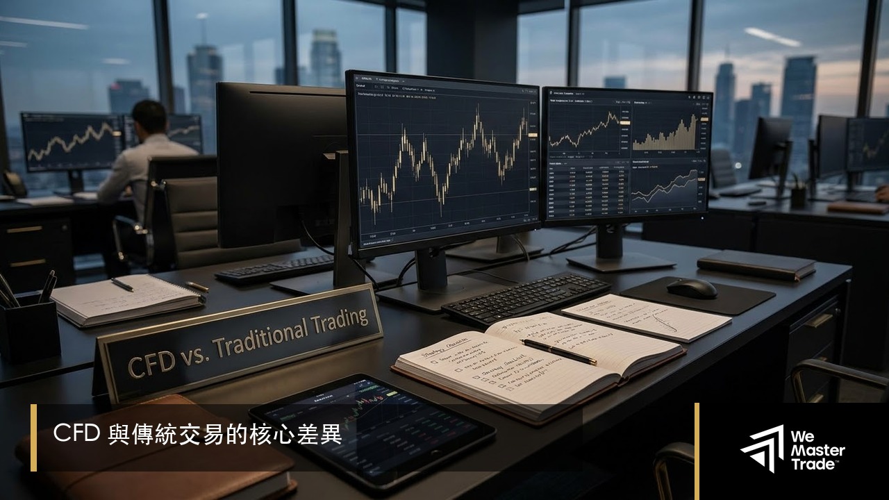 CFD 與傳統交易比較:差價合約、股票、期貨與 ETF 有何不同? 1 CFD 與傳統交易比較