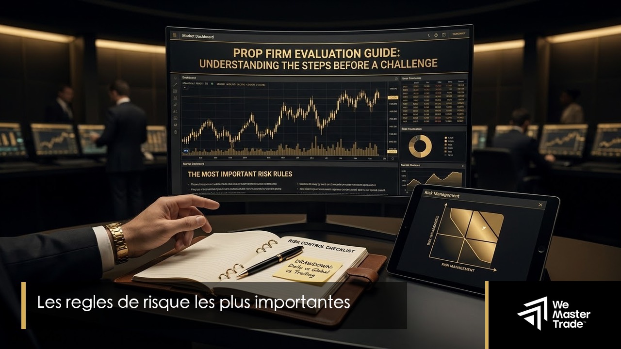 Prop Firm Evaluation Guide : comprendre les etapes avant un challenge 2 03 prop firm evaluation guide les regles de risque les plus importantes