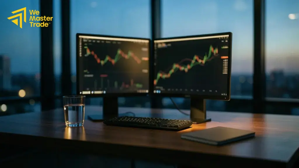 How to Use Fibonacci Retracement៖ មគ្គុទ្ទេសក៍គូស និងប្រើក្នុងការជួញដូរ 1 ការគូស Fibonacci Retracement លើ chart បង្ហាញ swing high និង swing low