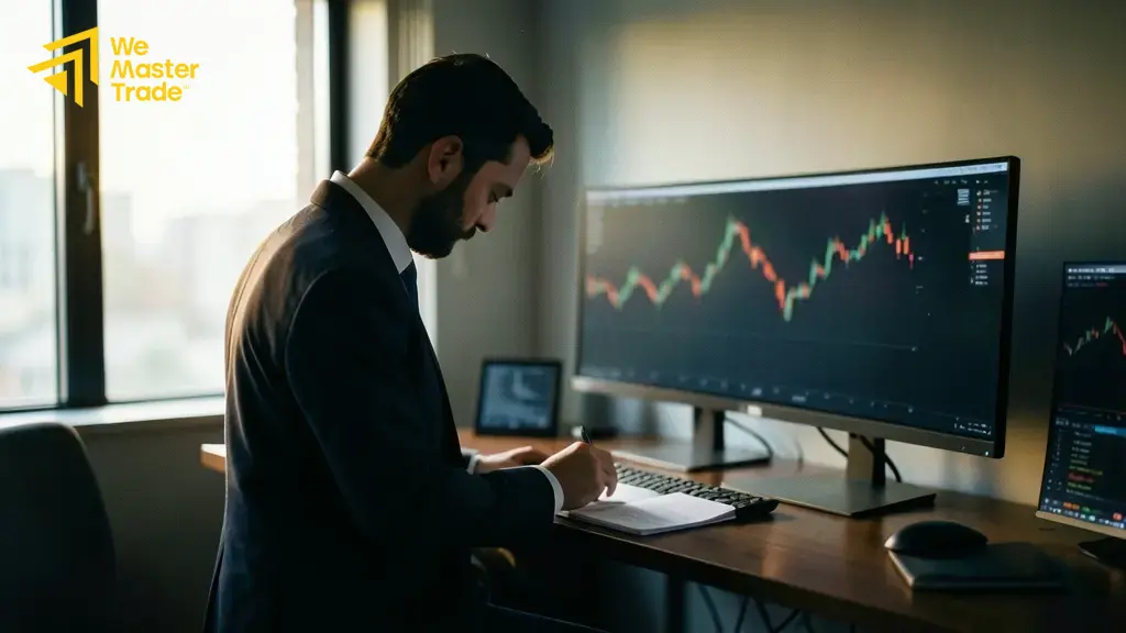 Fastest Payout Prop Firm: Panduan Memilih Prop Firm dengan Payout Cepat 1 Trader mengecek proses payout prop firm di layar laptop