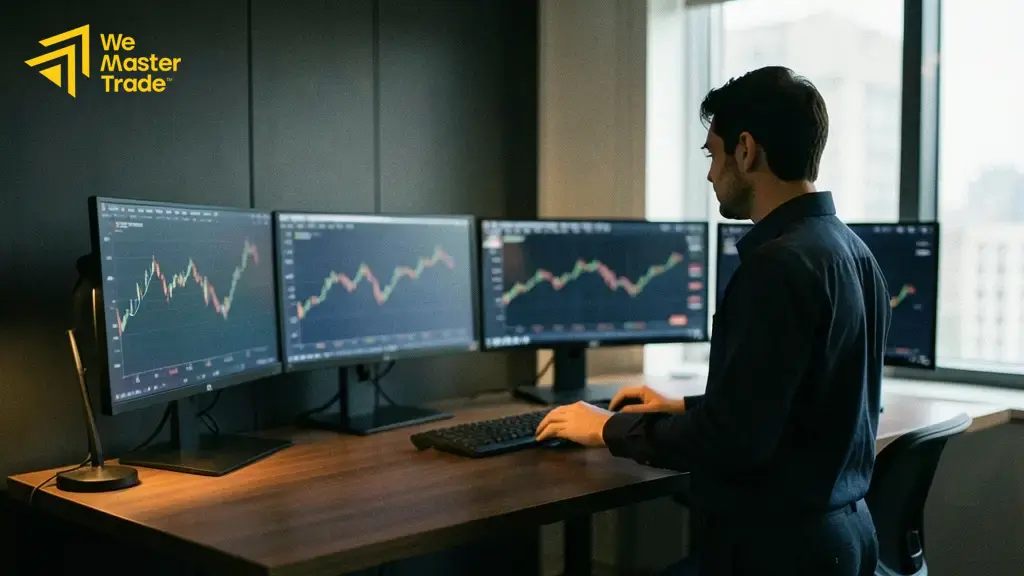 Triangle Chart Pattern: Panduan Membaca Pola Triangle dalam Trading 3 Ilustrasi false breakout pada triangle chart pattern saat harga kembali ke dalam pola