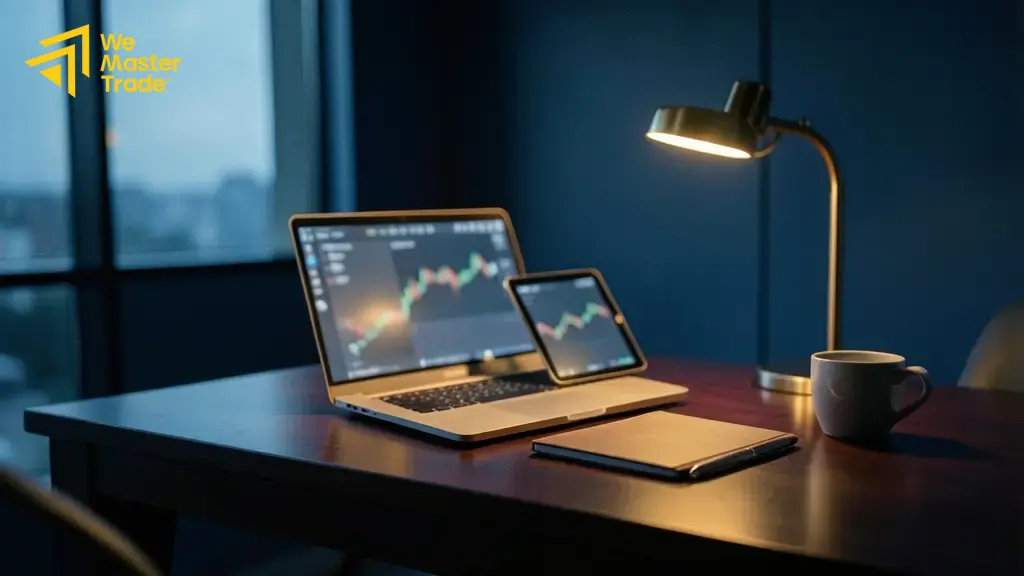 Flag Chart Pattern: Panduan Bull Flag dan Bear Flag untuk Trading 1 Ilustrasi struktur flag chart pattern dengan label flagpole dan konsolidasi flag
